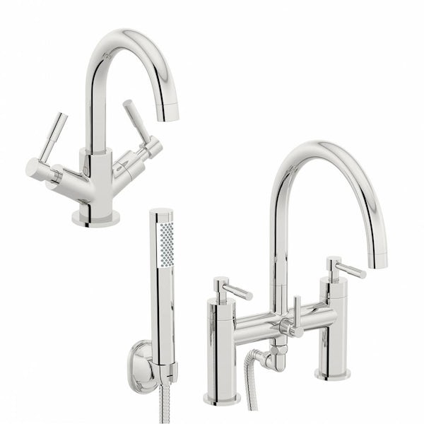 Secta Basin and Bath Shower Mixer Pack
