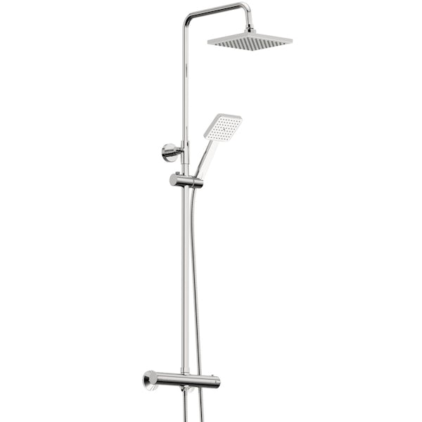 Orchard Eden complete left handed shower bath suite with taps, shower and wastes