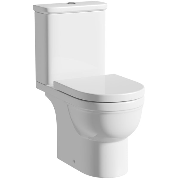 Deco Close Coupled Toilet and Full Pedestal Suite