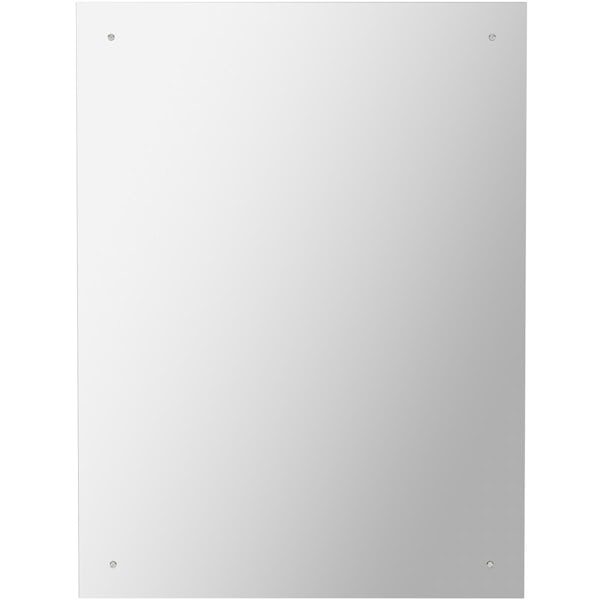 Accents bevelled edge drilled bathroom mirror 600 x 450mm