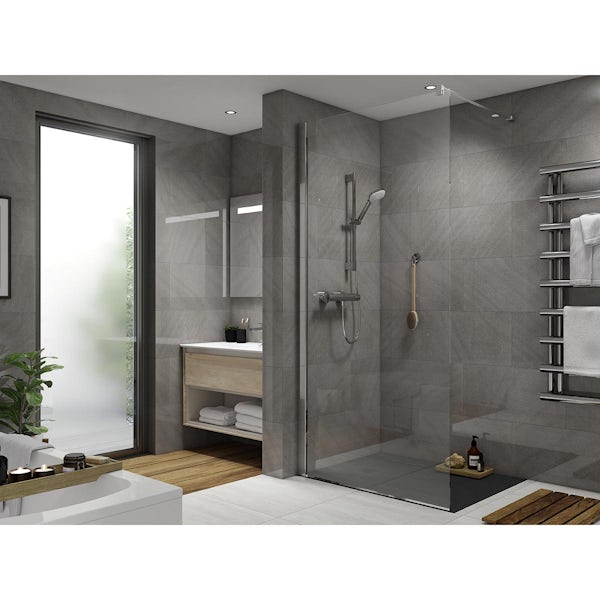 Ideal Standard Ceratherm C100 square concealed shower kit
