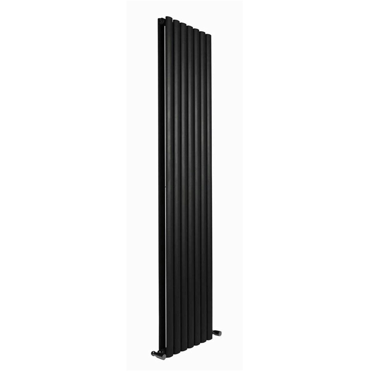 Reina Neva anthracite grey double vertical steel designer radiator 1800 x 531