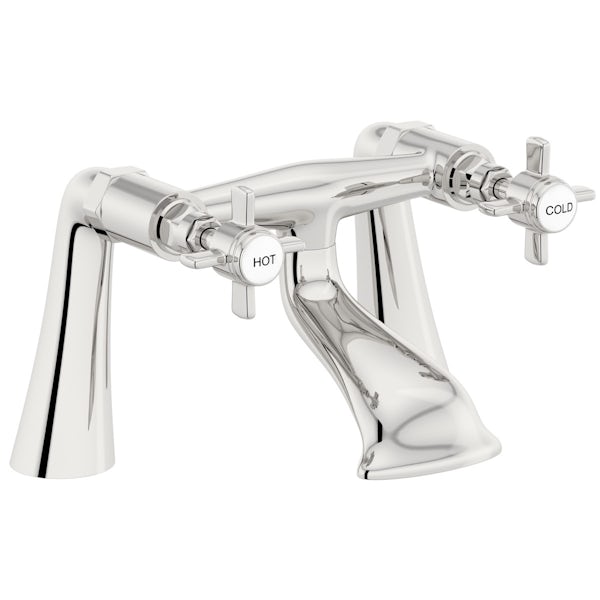 The Bath Co. Dulwich basin and bath mixer tap pack
