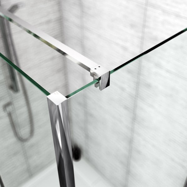 Mode Carter premium 8mm easy clean right handed shower enclosure