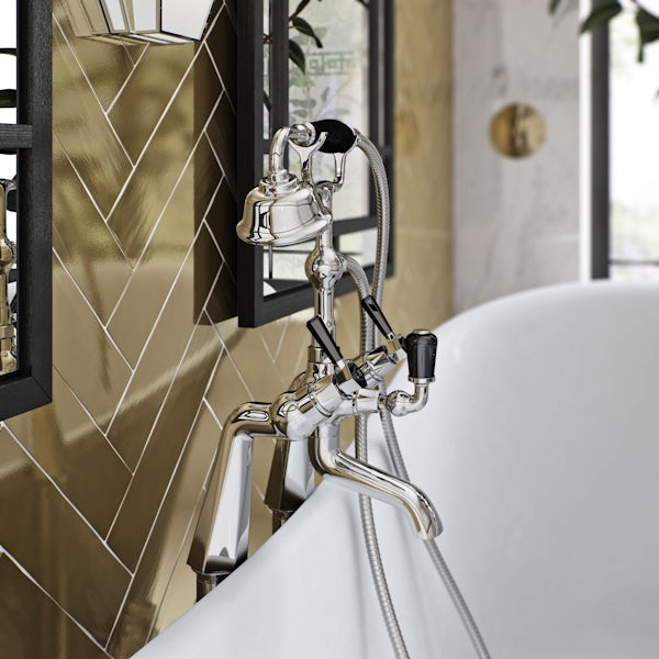 The Bath Co. Beaumont lever bath shower mixer tap offer pack