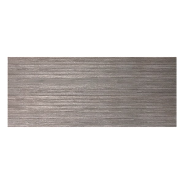 Birch dark grey linear wood effect flat gloss wall tile 250mm x 600mm