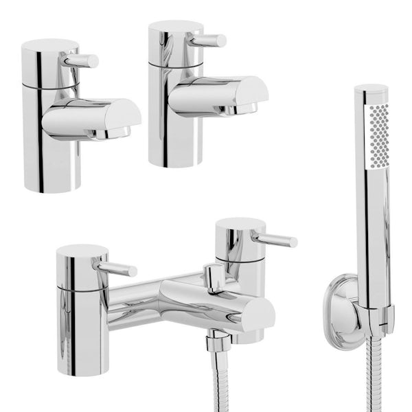 Orchard Eden basin tap and bath shower mixer tap pack