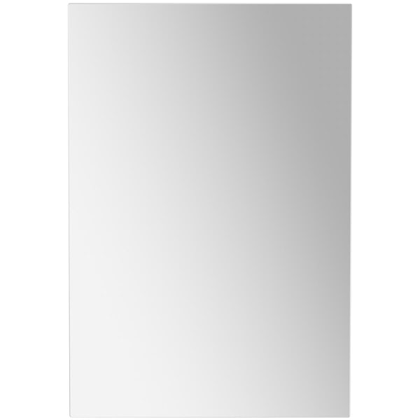 Accents white aluminium mirror cabinet 500 x 340mm
