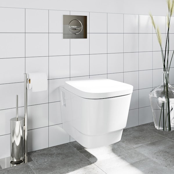 Mode Foster wall hung toilet with soft close seat