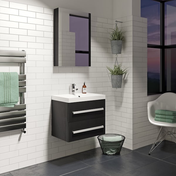 Orchard Wye essen wall hung vanity unit and mirror offer 600mm