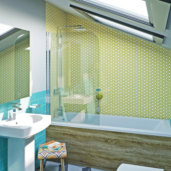 Showerwall Custom Retro acrylic shower wall panel