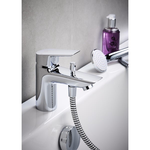 Ideal Standard Tesi single lever one hole bath shower mixer tap with shower set
