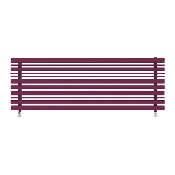 Sherwood purple violet horizontal radiator 440 x 1300