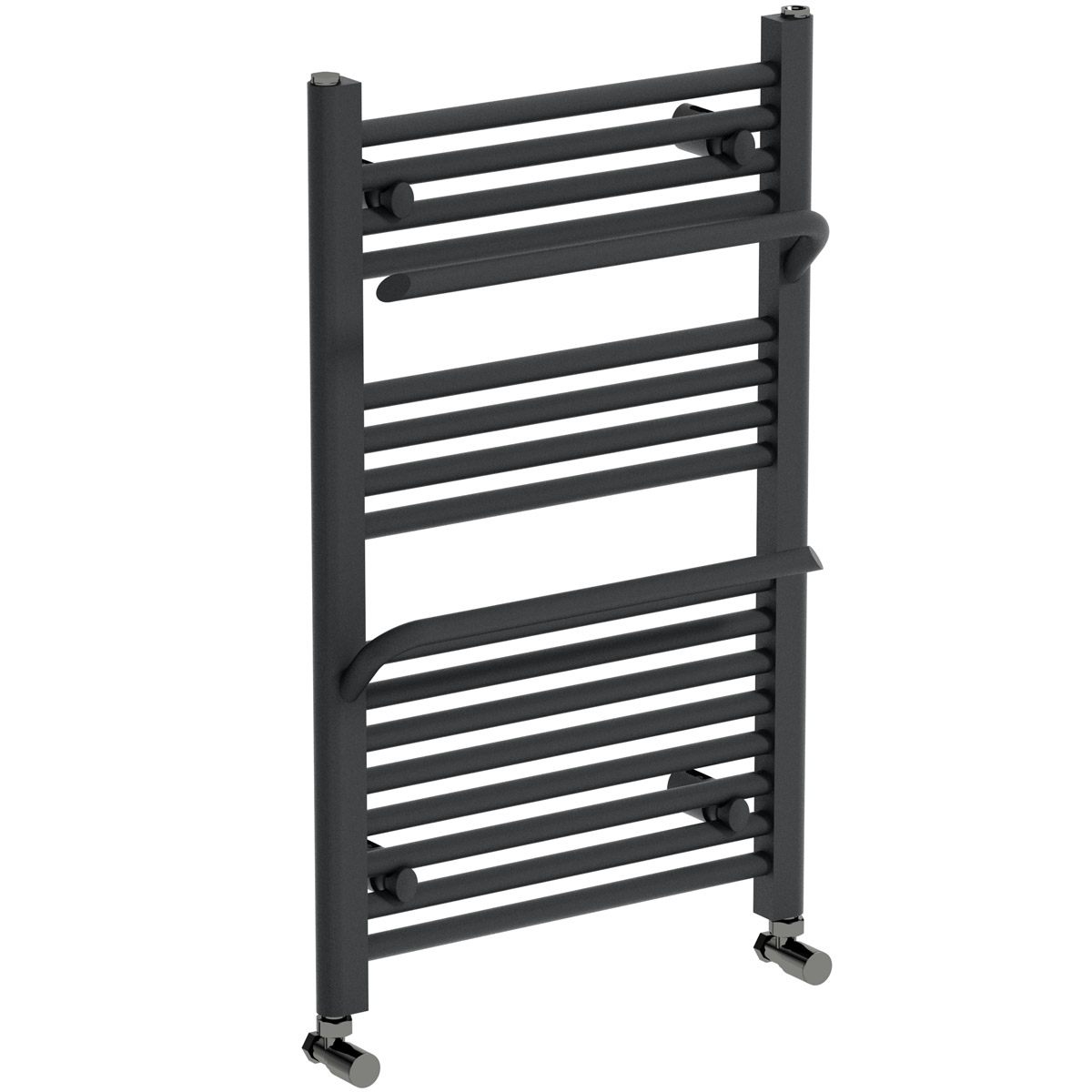 The Heating Co. Rohe anthracite grey heated towel rail with