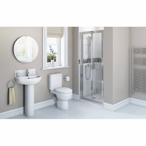 Energy Bathroom set with Bifold Shower Door 800
