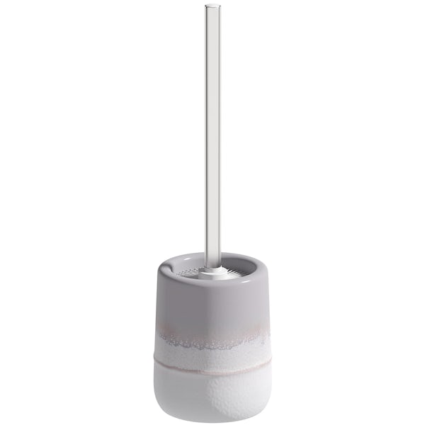 Accents grey ombre toilet brush holder