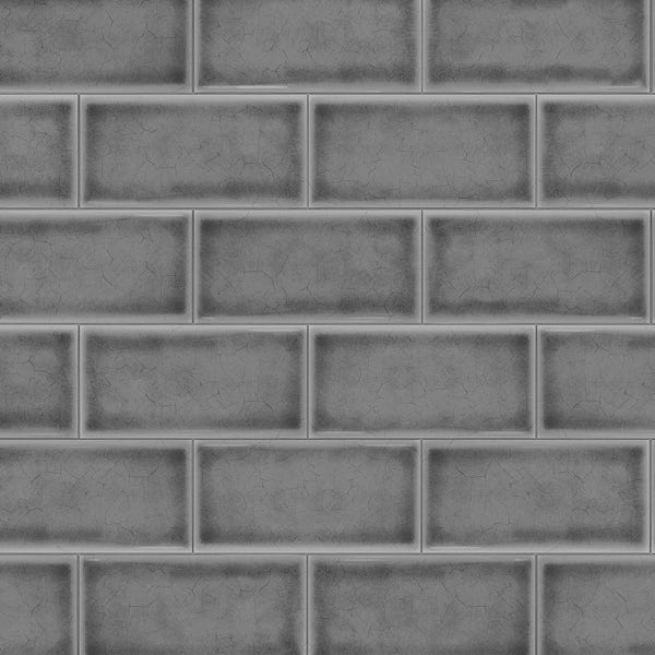 Alloy 4mm Grey crackle tile aluminium splashback