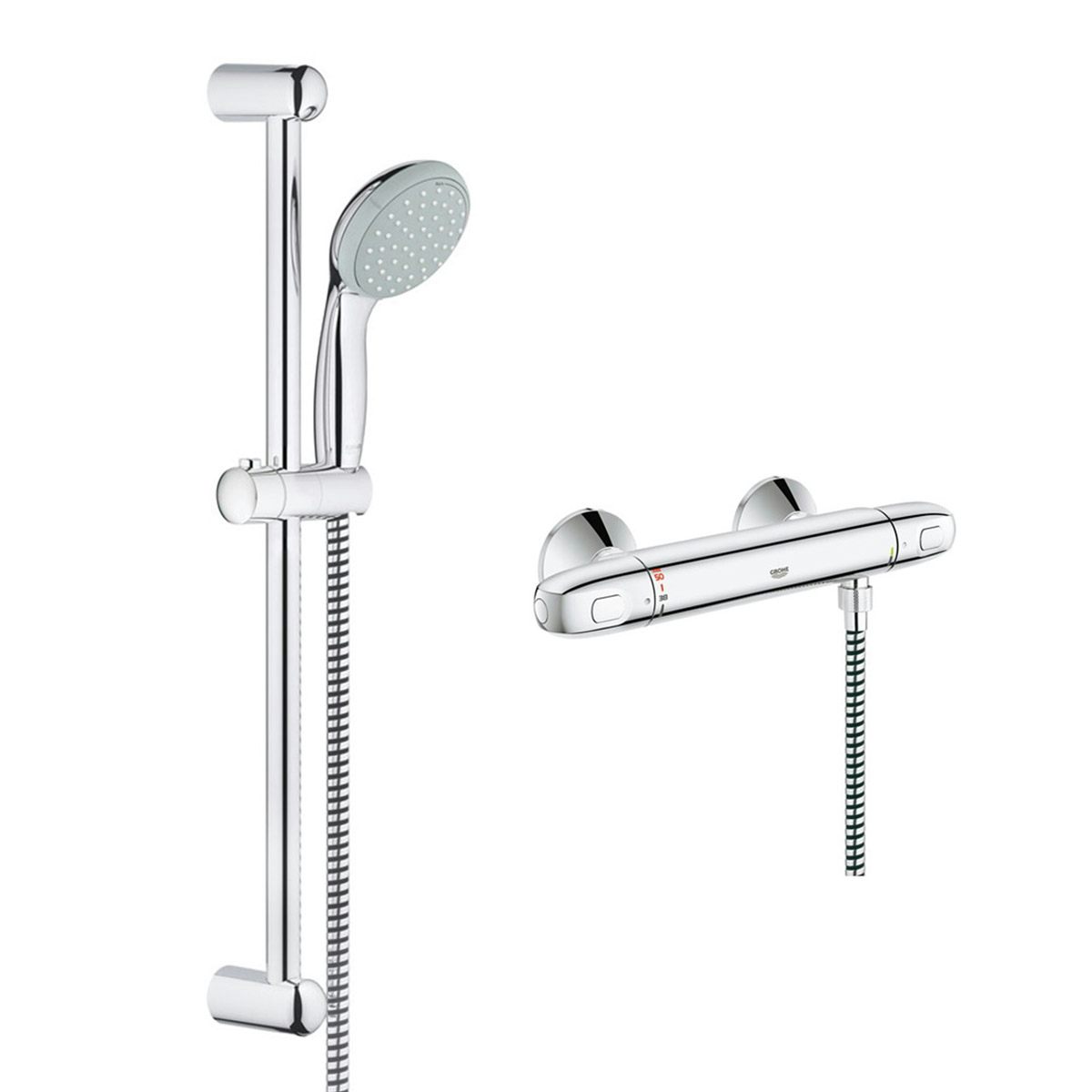 Grohe Grohtherm 1000 thermostatic shower set