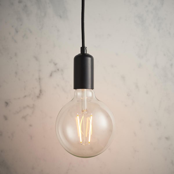 Schön Studio matt black single pendant kitchen light