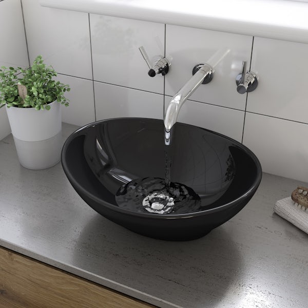 Dal countertop basin with waste
