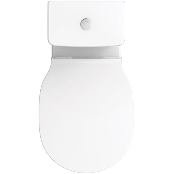Ideal Standard Concept Air Arc open back close coupled toilet with soft close toilet seat