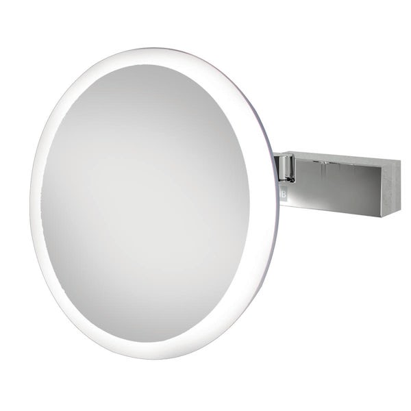 HiB Cirque LED illuminated magnifying mirror 200mm