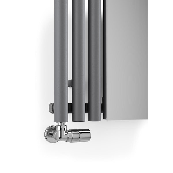 Terma Rolo-Mirror radiator 1800x590 modern grey