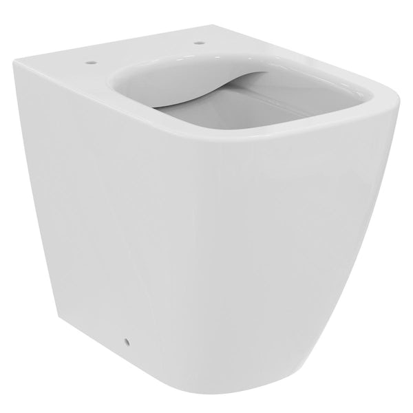 Ideal Standard i.life S matt white back to wall unit with rimless toilet and concealed cistern