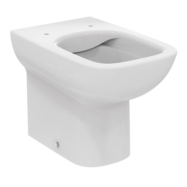 Ideal Standard i.life A matt white combination unit with back to wall toilet, concealed cistern and brushed chrome handles 1200mm