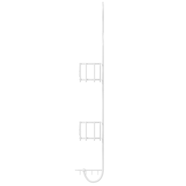 Accents Hanging 3 tier shower caddy with white finish