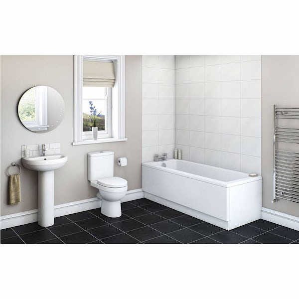 Energy Bathroom Set with Kensington 1800 x 800 Bath Suite