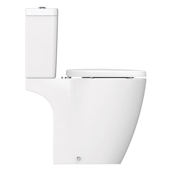 Ideal Standard Concept Freedom comfort height close coupled toilet with soft close seat