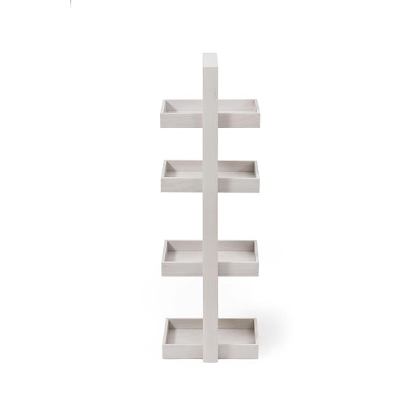 Accents Oyster white bathroom caddy