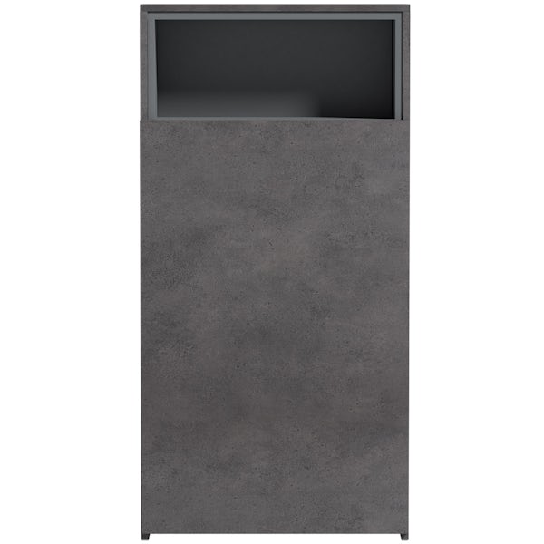 Mode Tate II riven grey back to wall toilet unit 550mm