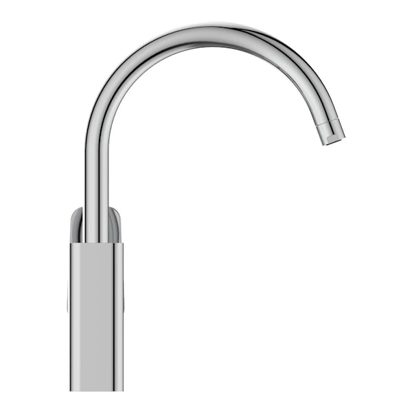 Ideal Standard Ceraplan single lever high tubular spout kitchen mixer tap