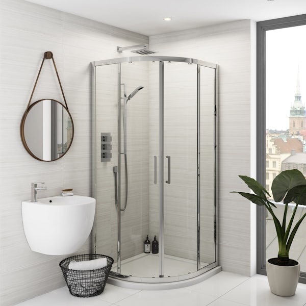 Mode Ellis premium 8mm easy clean quadrant shower enclosure