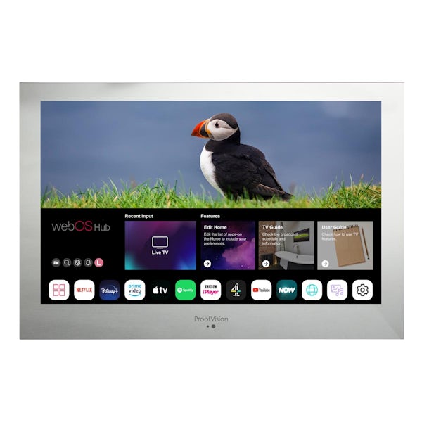 ProofVision 19 inch mirror Smart Bathroom TV with WebOS