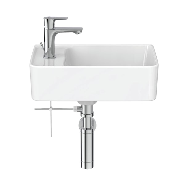 Ideal Standard Strada II 1 tap hole left hand wall hung basin 450mm