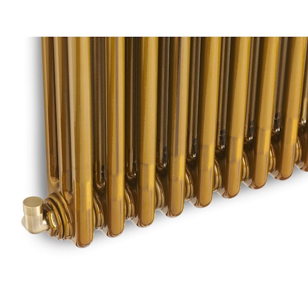 Terma Colorado 3 column horizontal radiator brass lacquer