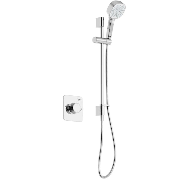 Mira Evoco dual thermostatic concealed mixer shower set with bathfill