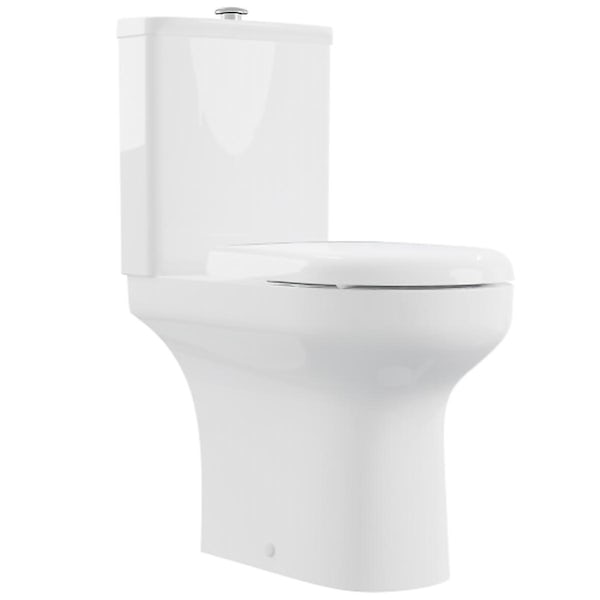 AKW Navlin raised height toilet with raised push button flush