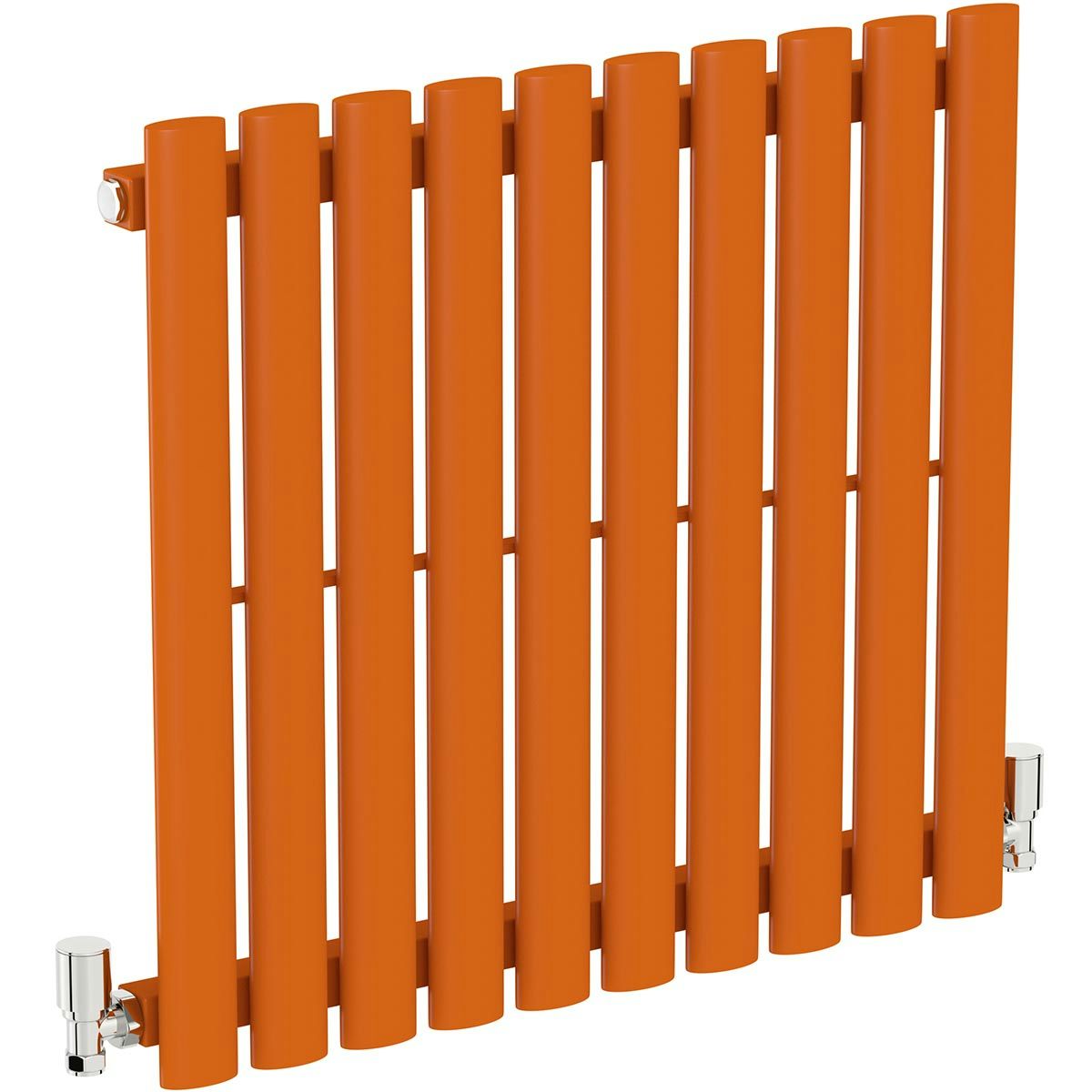 The Tap Factory Vibrance orange vertical panel radiator 1800 x 232