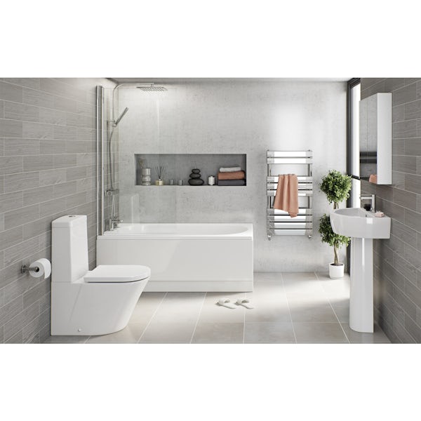 Mode Tate straight bath complete bathroom package