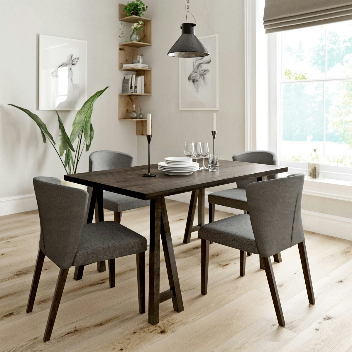 hudson grey dining table