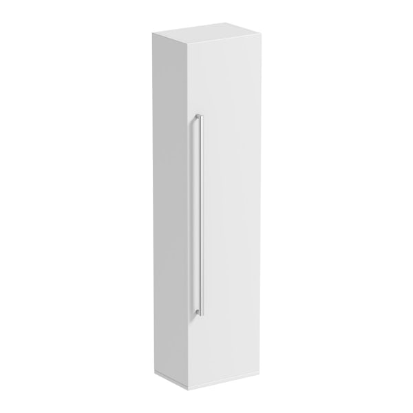 Orchard Derwent white furniture package with countertop shelf 600mm