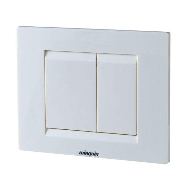 Chrono Wall Mounting Frame with white push plate