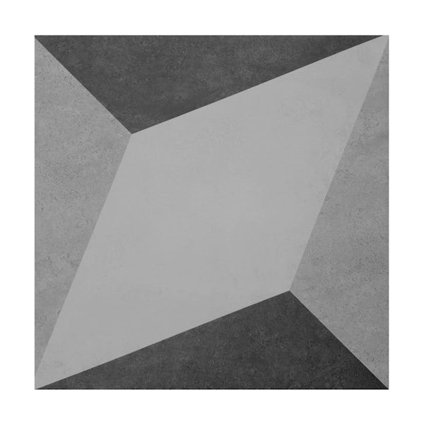 British Ceramic Tile Geometric feature floor tile 331mm x 331mm