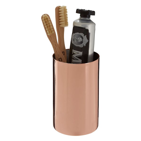 Accents Clara stainless steel rose gold tumbler