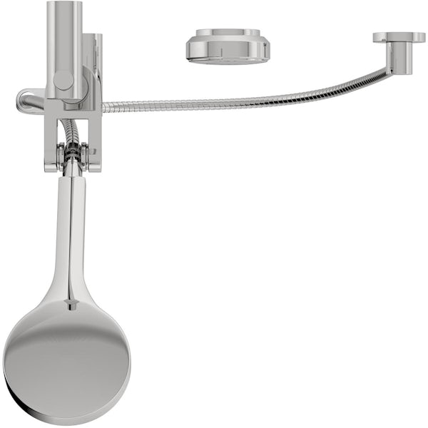 Aqualisa Unity Q Smart concealed shower standard with adjustable handset