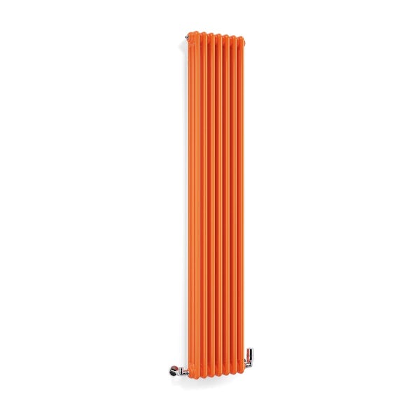 Terma Colorado 3 column vertical radiator orange